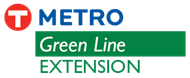 METRO Green Line Extension logo