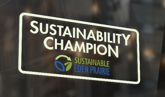 Sustainability Champion Window Cling