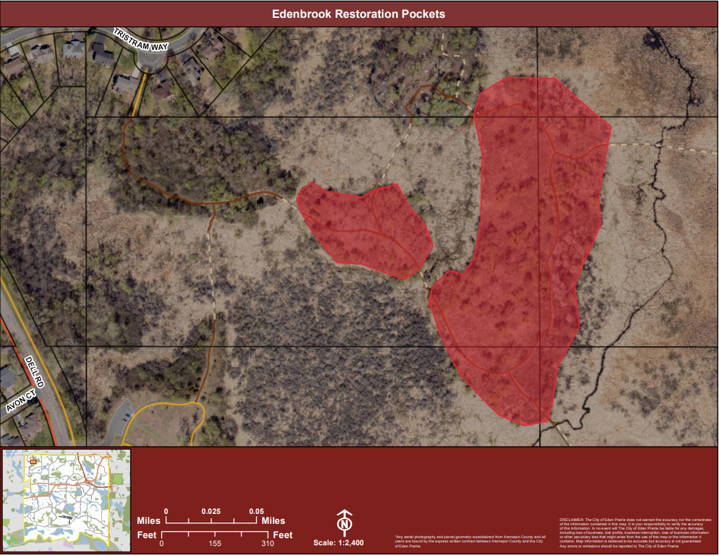 Edenbrook Conservation Area Project Map