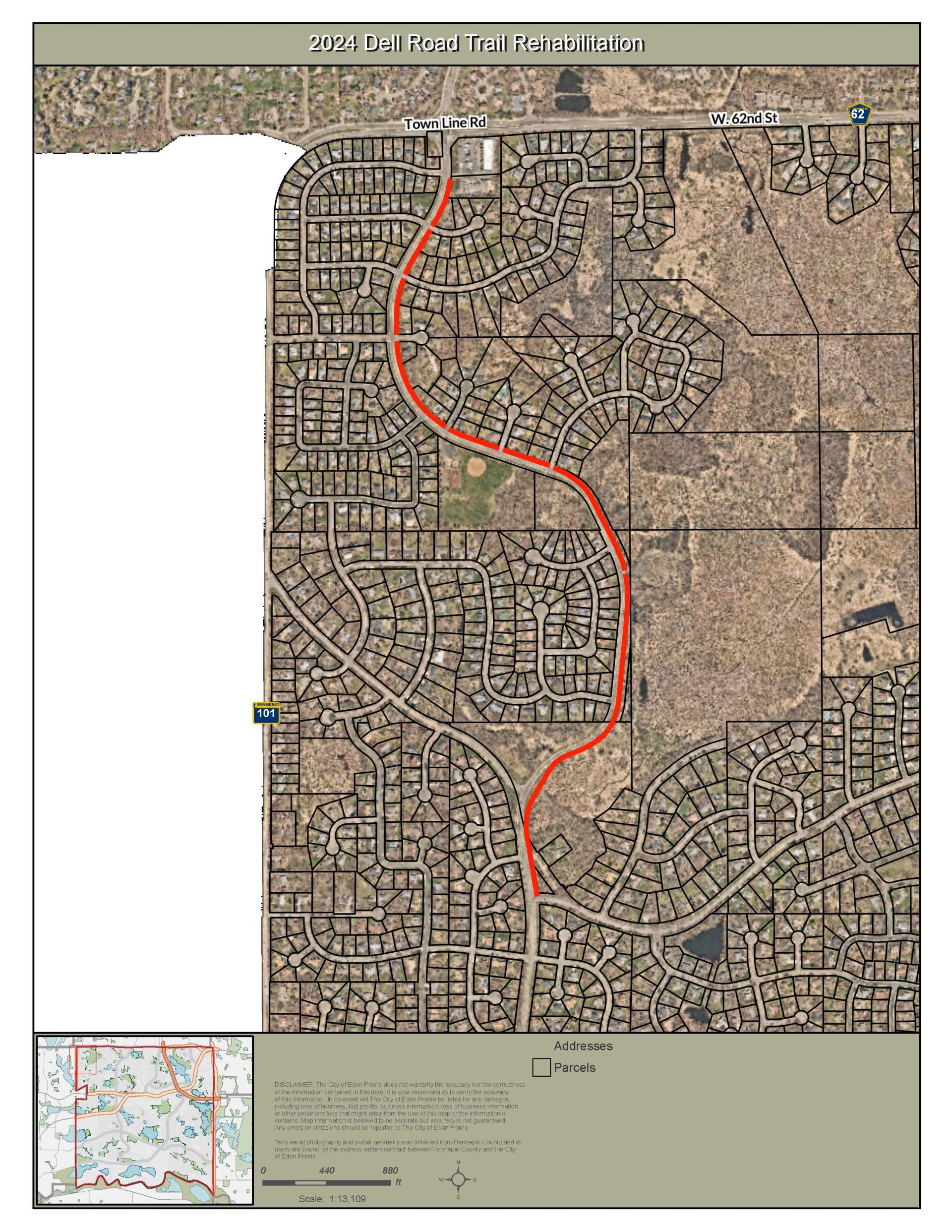 2024 Dell Road Trail Rehabilitation