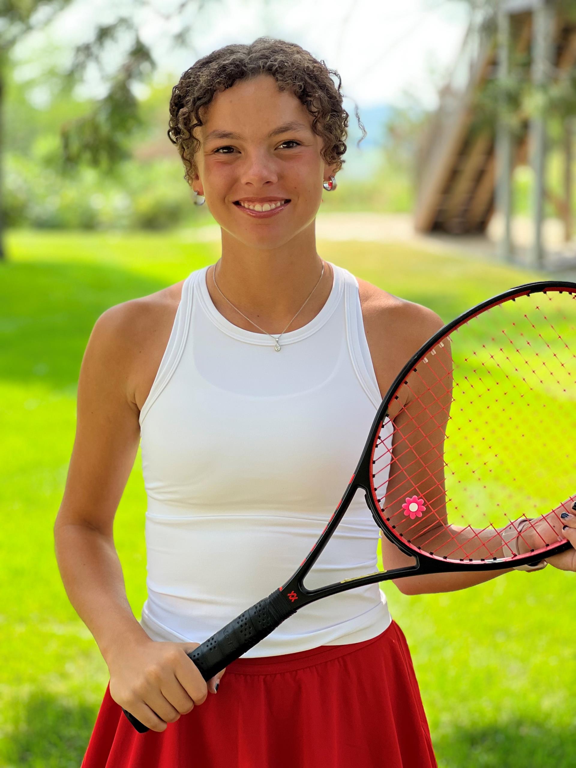 portrait of Danika G, tennis instructor