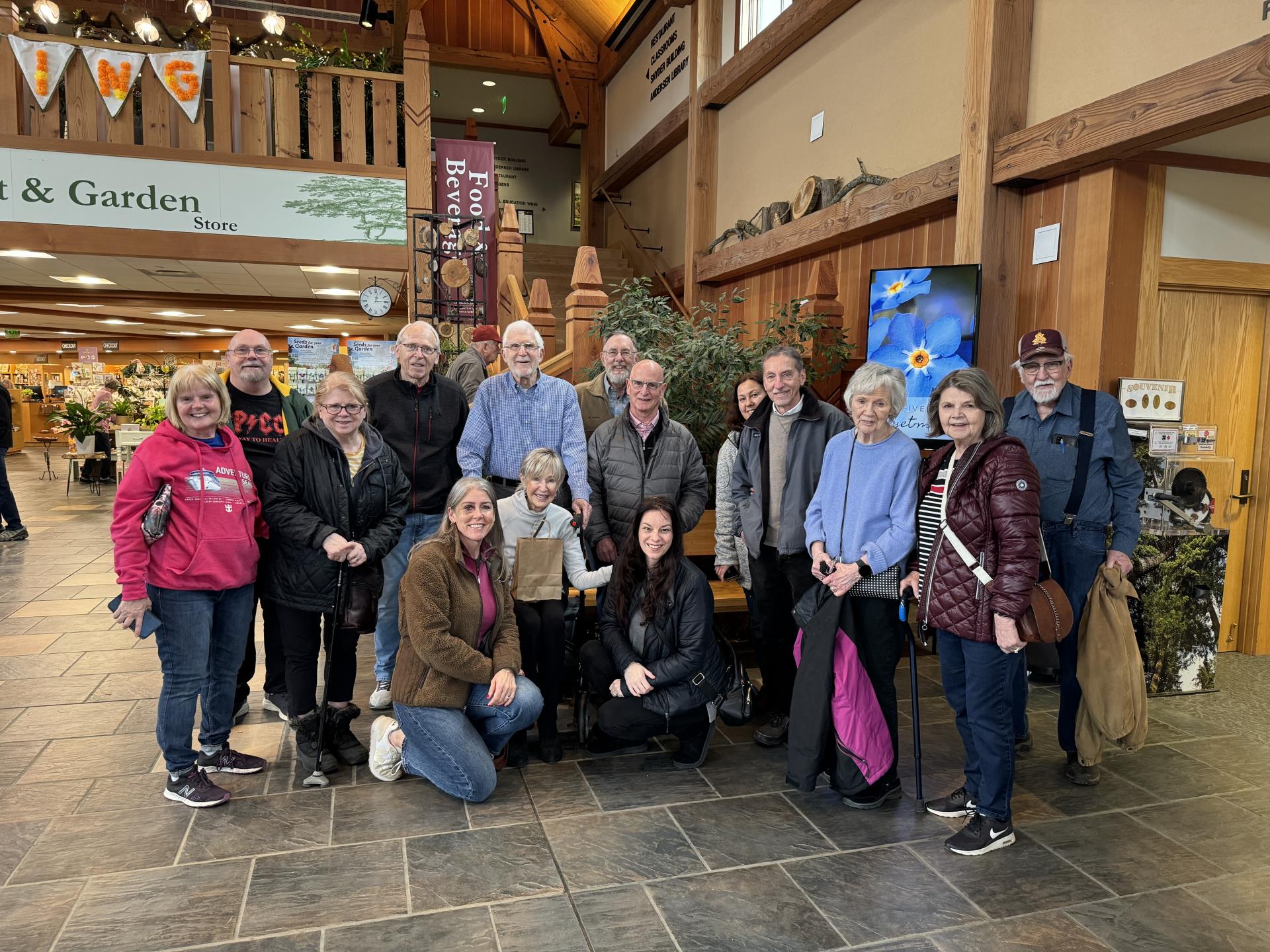 group of participants in Parkinson's fitness program