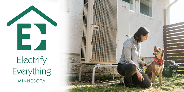 Electrify Everything Minnesota - Heat Pump+Dog