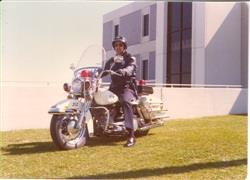 In 1974 Eden Prairie began its first motorcycle patrol. Pictured above is Officer Jim Matson