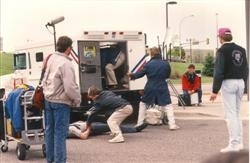 1989 - An armored car was robbed in front of an  Eden Prairie bank by three masked men carrying machine guns. Although the crime was profiled on NBC&#39;s Unsolved Mysteries, no one was ever arrested.