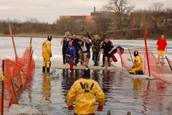 In March 2008 Eden Prairie hosted its first Polar Plunge which raised $39,000 for the Minnesota Special Olympics.