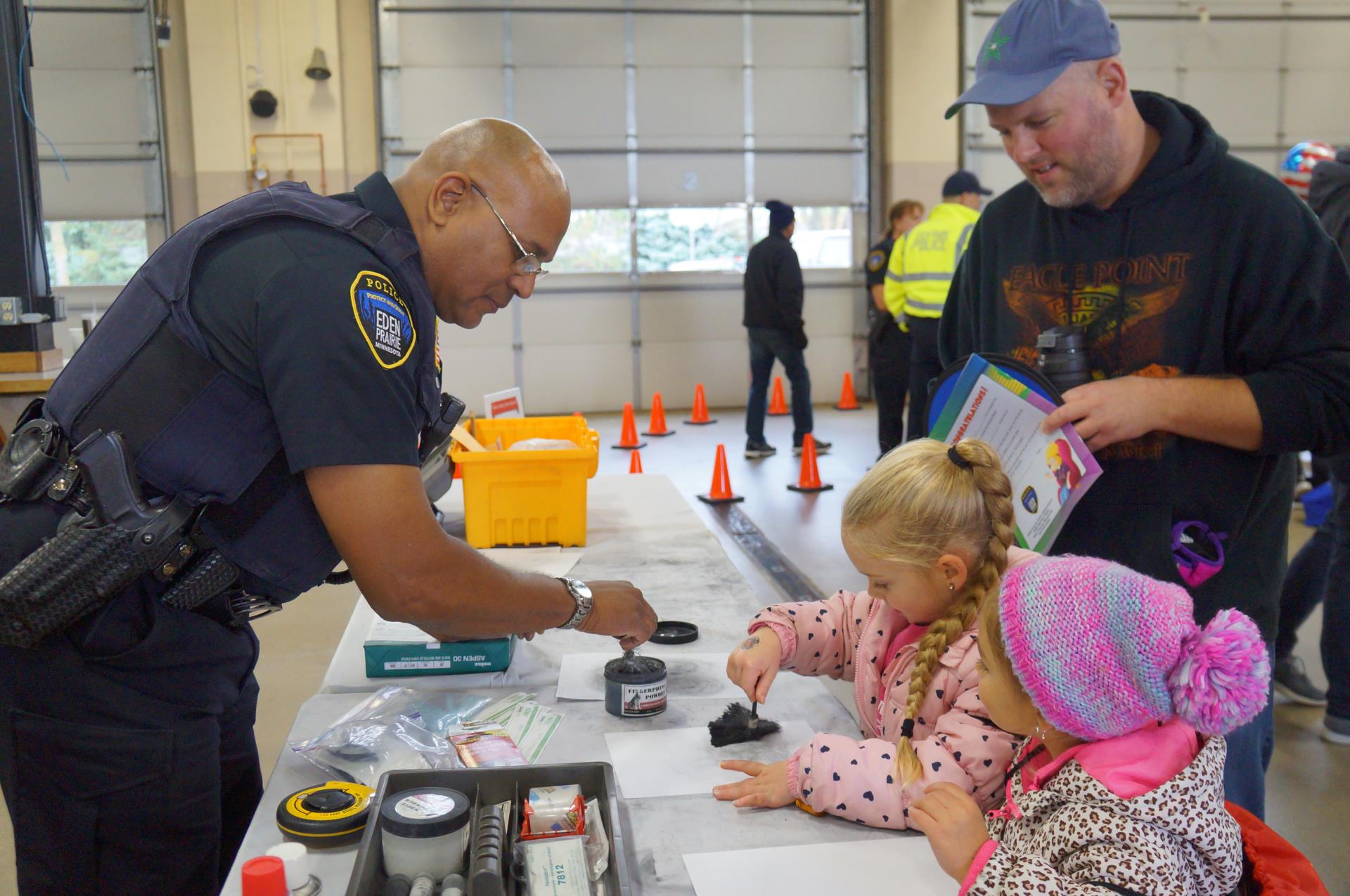 EPPD open house event - fingerprints image